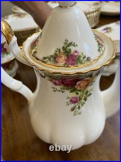 Royal albert old country roses set 80 pieces