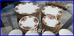 Royal albert old country roses set 9 place settings
