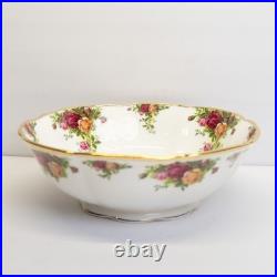 STUNNING Royal Albert Old Country Roses Large Fruit Bowl 10.25 Made in England