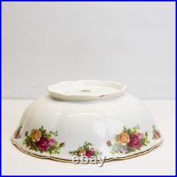 STUNNING Royal Albert Old Country Roses Large Fruit Bowl 10.25 Made in England