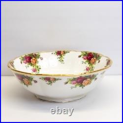 STUNNING Royal Albert Old Country Roses Large Fruit Bowl 10.25 Made in England