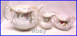 Sealed Royal Albert Old Country Roses Large Teapot with Creamer and Sugar Bowl Sealed Royal Albert Old Country Roses Large Teapot with Creamer and Sugar Bowl