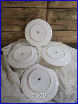 Set 4 Royal Albert Old Country Roses Dinner Plates 10 1/2