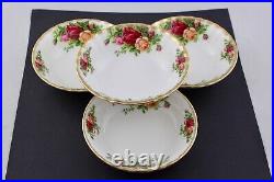 Set Of 4 Royal Albert China Old Country Roses Fruit/dessert (sauce) Bowls New Set Of 4 Royal Albert China Old Country Roses Fruit/dessert (sauce) Bowls New