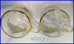 Set Of 4 Royal Albert Old Country Roses Irish Mugs Vintage