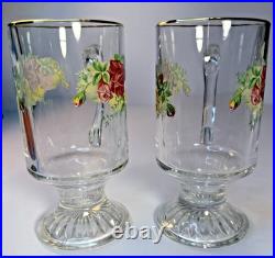 Set Of 4 Royal Albert Old Country Roses Irish Mugs Vintage