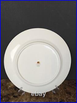 Set Of 4 Royal Albert Seasons of Colour Red Service Plates Old Country Roses 12
