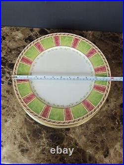 Set Of 4 Royal Albert Seasons of Colour Red Service Plates Old Country Roses 12