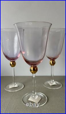 Set Of 5 Royal Albert Old Country Roses Wine Goblets