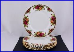 Set Of 6 Royal Albert China Old Country Roses Salad Plates, England Mint Set Of 6 Royal Albert China Old Country Roses Salad Plates, England Mint