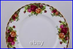 Set Of 6 Royal Albert China Old Country Roses Salad Plates, England Mint Set Of 6 Royal Albert China Old Country Roses Salad Plates, England Mint
