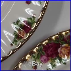 Set Of 6 Royal Albert OLD COUNTRY ROSES 1962 10.5 Dinner Plates