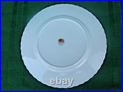Set of 10 Rare Royal Albert Old Country Roses 9 3/8 Luncheon Plates Mint