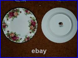 Set of 10 Royal Albert Old Country Roses 6 1/4 Dessert Bread Plates