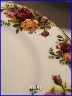 Set of 10 Royal Albert Old Country Roses 8 Salad Plates England
