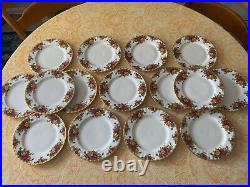 Set of 16 Royal Albert Old Country Roses Salad Dessert Plate 8 UN Used