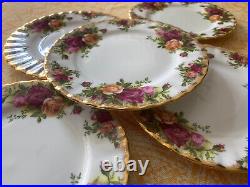 Set of 17 Royal Albert 1962 Old Country Roses Bread Plates Un Used