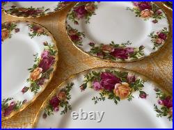 Set of 17 Royal Albert 1962 Old Country Roses Bread Plates Un Used