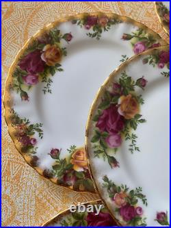 Set of 17 Royal Albert 1962 Old Country Roses Bread Plates Un Used