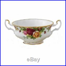Set of 4 ROYAL ALBERT OLD COUNTRY ROSES CREAM SOUP BOWL CUP