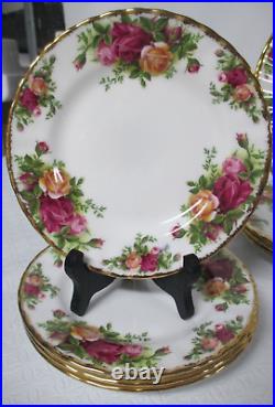 Set of 4 Royal Albert Old Country Roses 20 Piece 5 Piece Place Settings