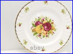 Set of 4 Royal Albert Old Country Roses Holiday 8 Salad Plate