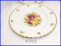 Set of 4 Royal Albert Old Country Roses Holiday 8 Salad Plate