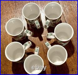 Set of 7 Royal Albert Old Country Roses Afternoon Tea II Coffee Cups Mugs