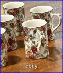 Set of 7 Royal Albert Old Country Roses Afternoon Tea II Coffee Cups Mugs