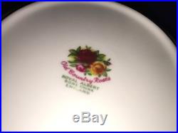 Set of 8 Royal Albert England Old Country Roses Bone China Soup or Cereal Bowls