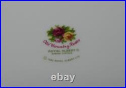 Set of 8 Royal Albert OLD COUNTRY ROSES 10 3/8 Dinner Plates Bone China England