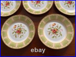 Set of 8 Royal Albert Seasons of Color Old Country Roses 2006 Spring Trellis