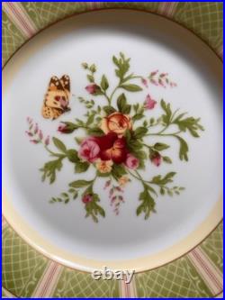 Set of 8 Royal Albert Seasons of Color Old Country Roses 2006 Spring Trellis