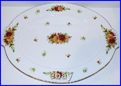 Stunning 2006 Royal Albert Old Country Roses Holiday 19 Oval Serving Platter