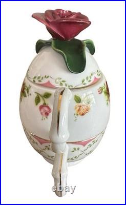 Tea For One Cup Set & Teapot Royal Albert Old Country Roses 28831-433 1962