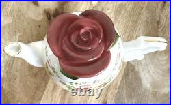 Tea For One Cup Set & Teapot Royal Albert Old Country Roses 28831-433 1962