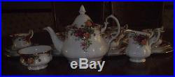 Tea Set, 21 Pieces, 1963, Royal Albert Old Country Roses Bone China, England