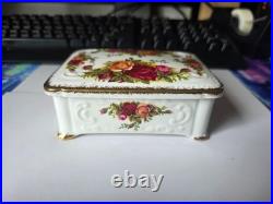 Trinket Box with Lid, Old Country Roses by Royal Albert