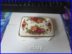 Trinket Box with Lid, Old Country Roses by Royal Albert