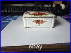 Trinket Box with Lid, Old Country Roses by Royal Albert
