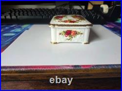 Trinket Box with Lid, Old Country Roses by Royal Albert