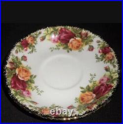VINTAGE! Royal Albert Old Country Rose 1962 Cup & Saucer 18 Piece Set
