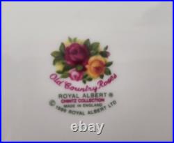 VINTAGE Royal Albert Old Country Roses Chintz Collection Sandwich Tray, England VINTAGE Royal Albert Old Country Roses Chintz Collection Sandwich Tray, England