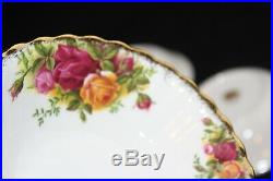VINTAGE Royal Albert Old Country Roses ENGLAND SET OF 8 5 Berry Bowl Fruit