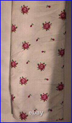 VTG Royal Albert Old Country Roses Tablecloth 68 X 84 EUC HTF
