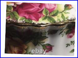 Vintage 1962 Royal Albert Bone China Old Country Roses 6 Cup Tea Pot 7 READ