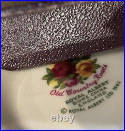 Vintage 1962 Royal Albert Old Country Roses Preserve Set. Unused In Box