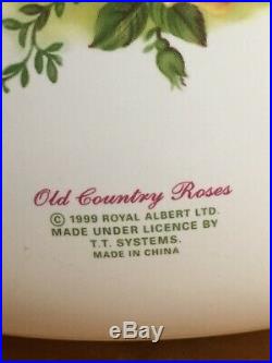 Vintage 1999 Royal Albert Old Country Roses Push Button Phone Excellent