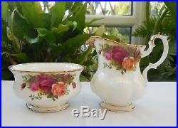 Vintage 1st Quality Royal Albert Old Country Roses Tea Set Large 2.5pt Teapot