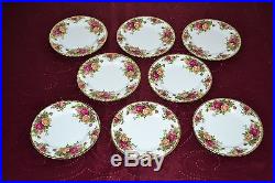 Vintage 40 Piece 1962 Royal Albert China England Old Country Roses 8 Person Set